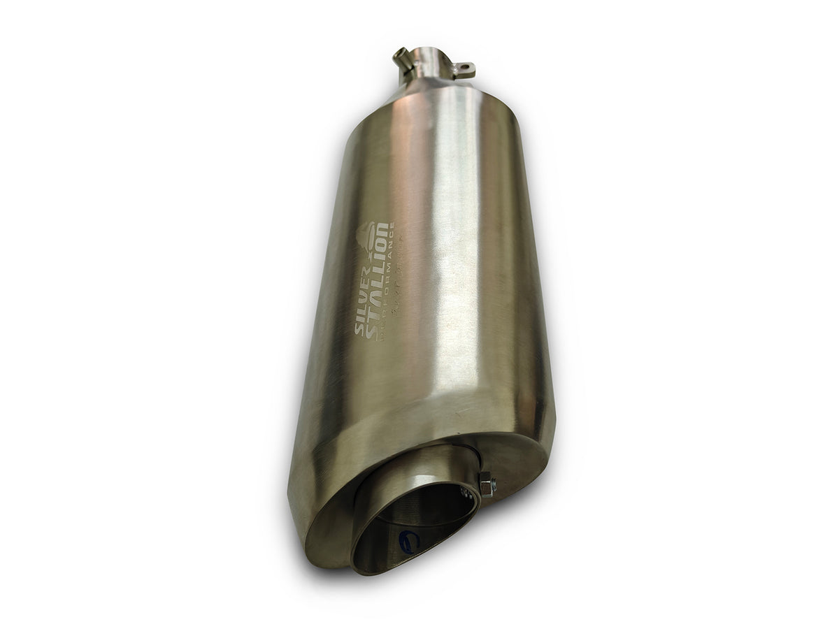 For Triumph Speed T4 Blaze Plus Silver Stallion Exhaust Silencer Matt Finish