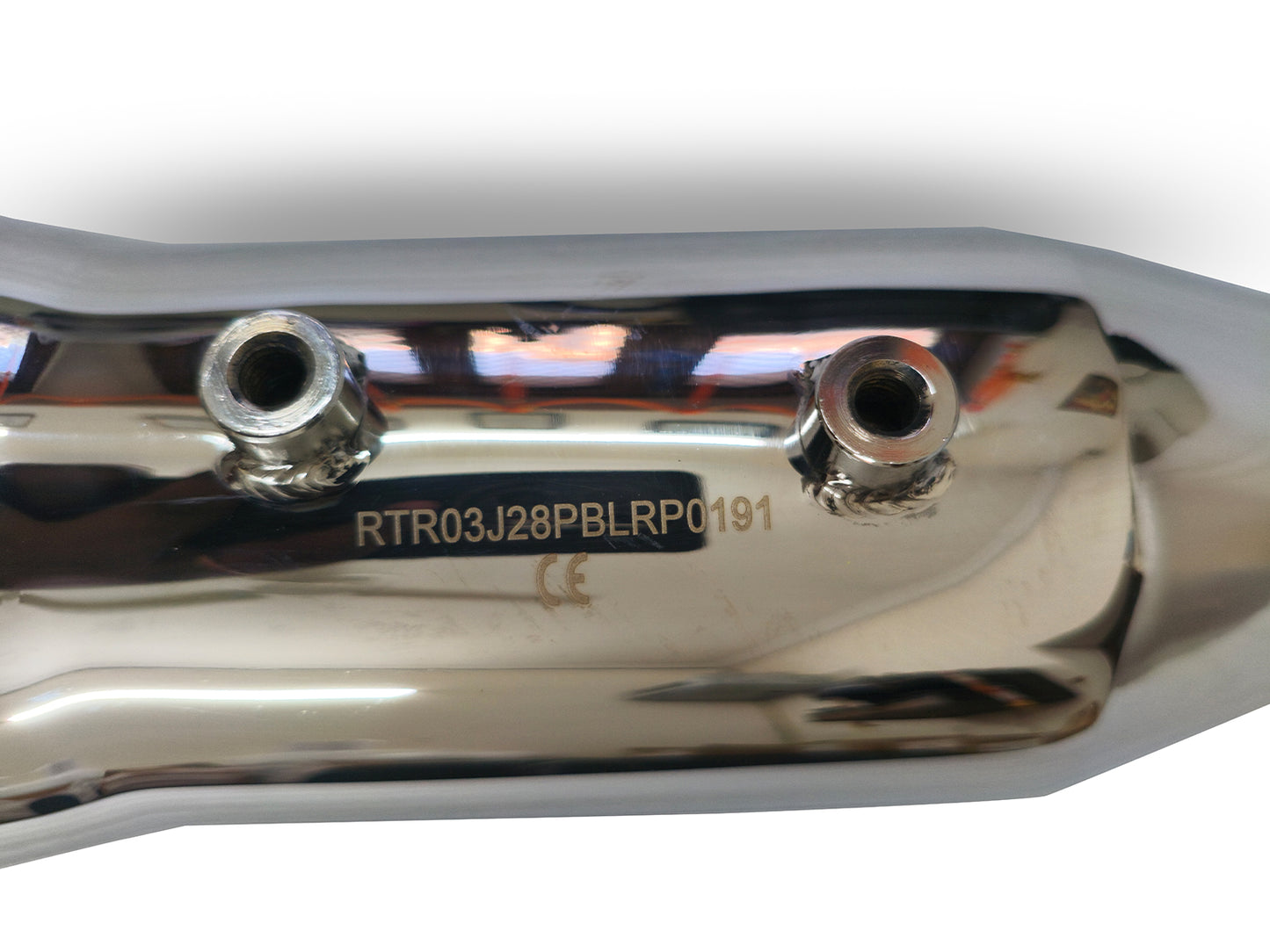 For Triumph Speed 400 Red Rooster Blaze Exhaust Silencer Polish