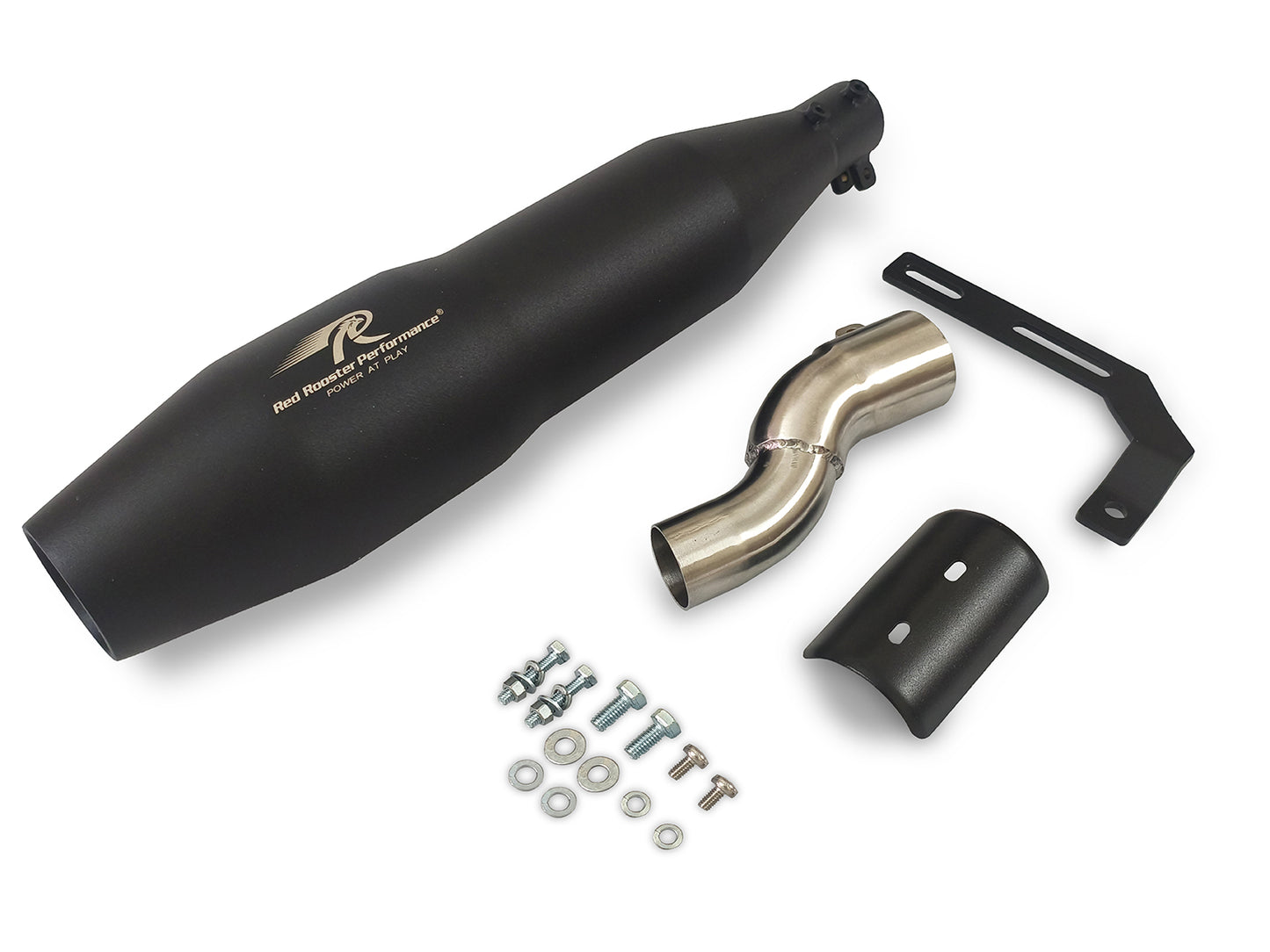 For Triumph Speed T4 Red Rooster Blaze Header Pipe With Silencer Black