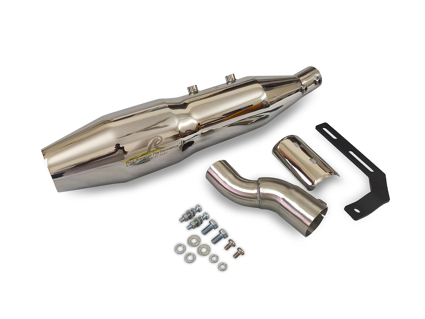 For Triumph Speed T4 Red Rooster Blaze Header Pipe With Silencer Polish