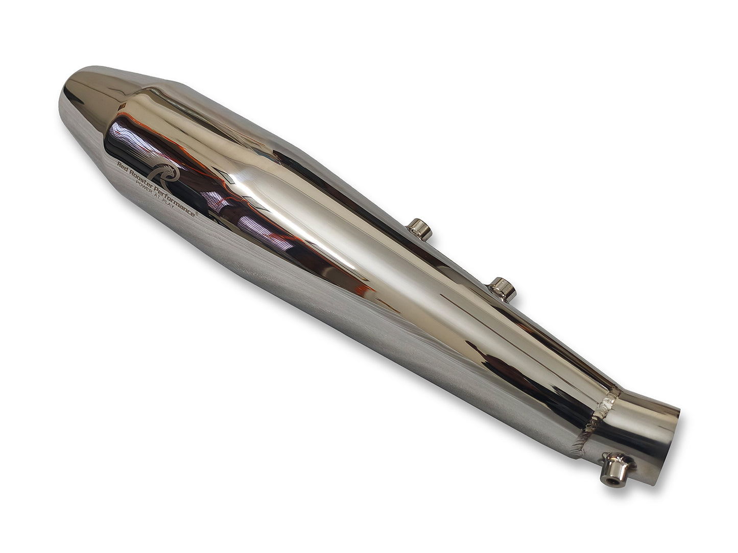 For Honda H'ness CB 350 Red Rooster Pegasus Exhaust Silencer Polish