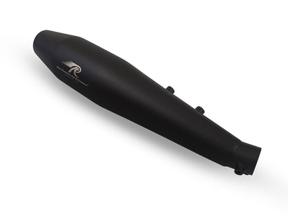For Honda H'ness CB 350 Red Rooster Pegasus Exhaust Silencer, Black