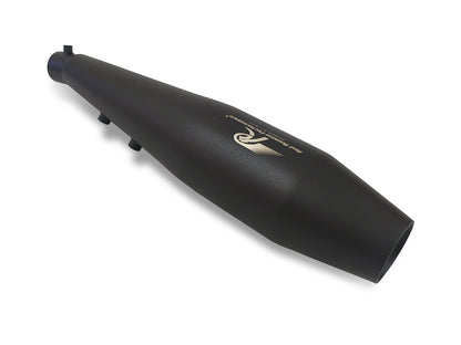 For Honda H'ness CB 350 Red Rooster Pegasus Exhaust Silencer, Black