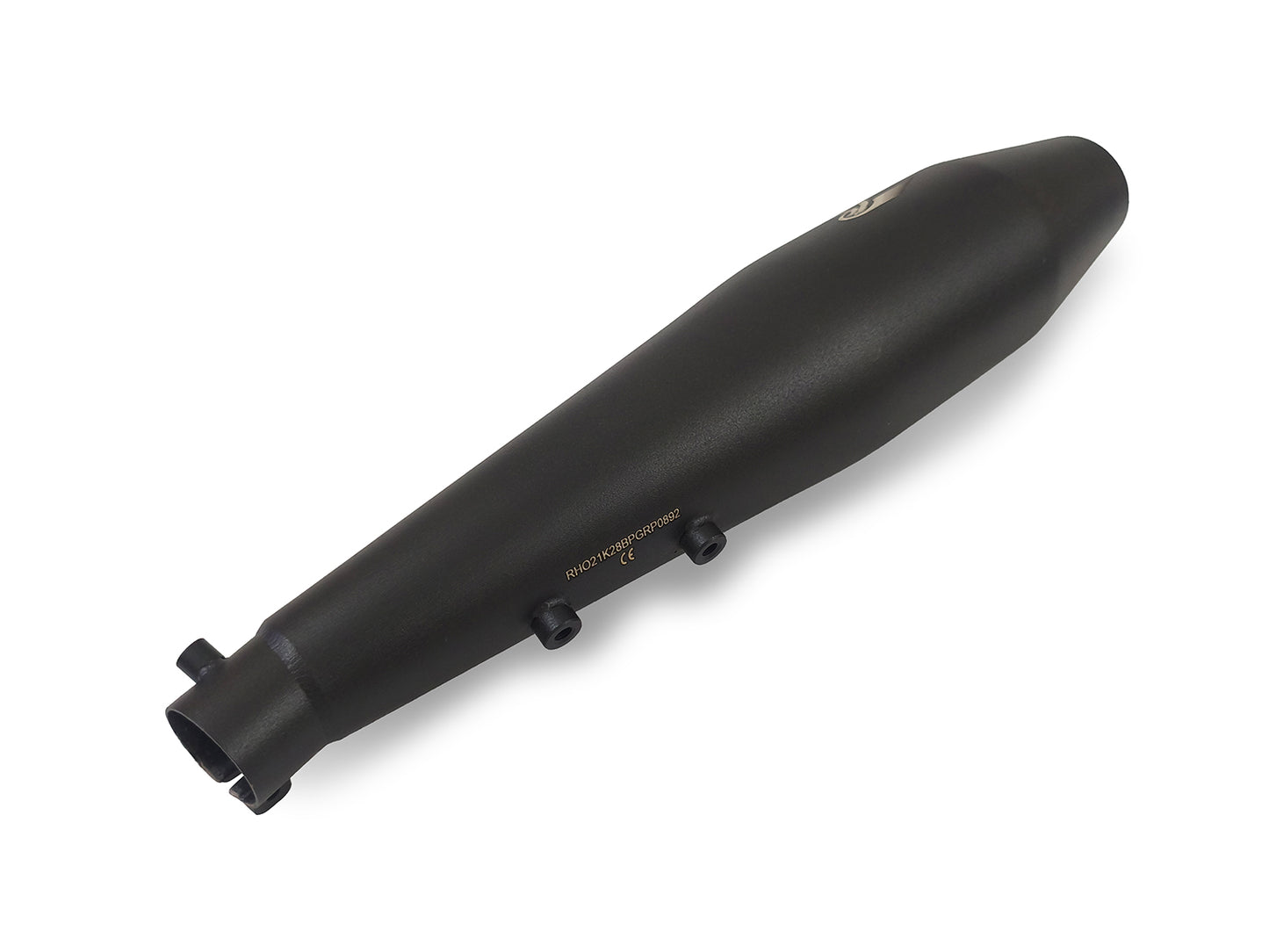 For Honda H'ness CB 350 Red Rooster Pegasus Exhaust Silencer, Black