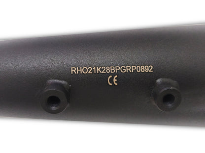 For Honda H'ness CB 350 Red Rooster Pegasus Exhaust Silencer, Black