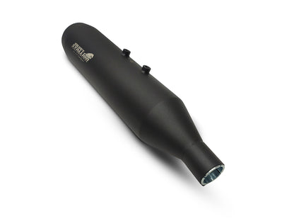  For Royal Enfield Himalayan 411 Silver Stallion SS Exhaust Silencer Black