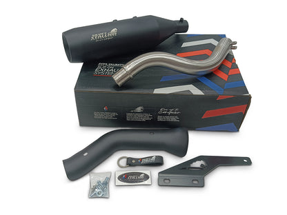 For Royal Enfield New Himalayan 450 Silver Stallion Exhaust Silencer Black