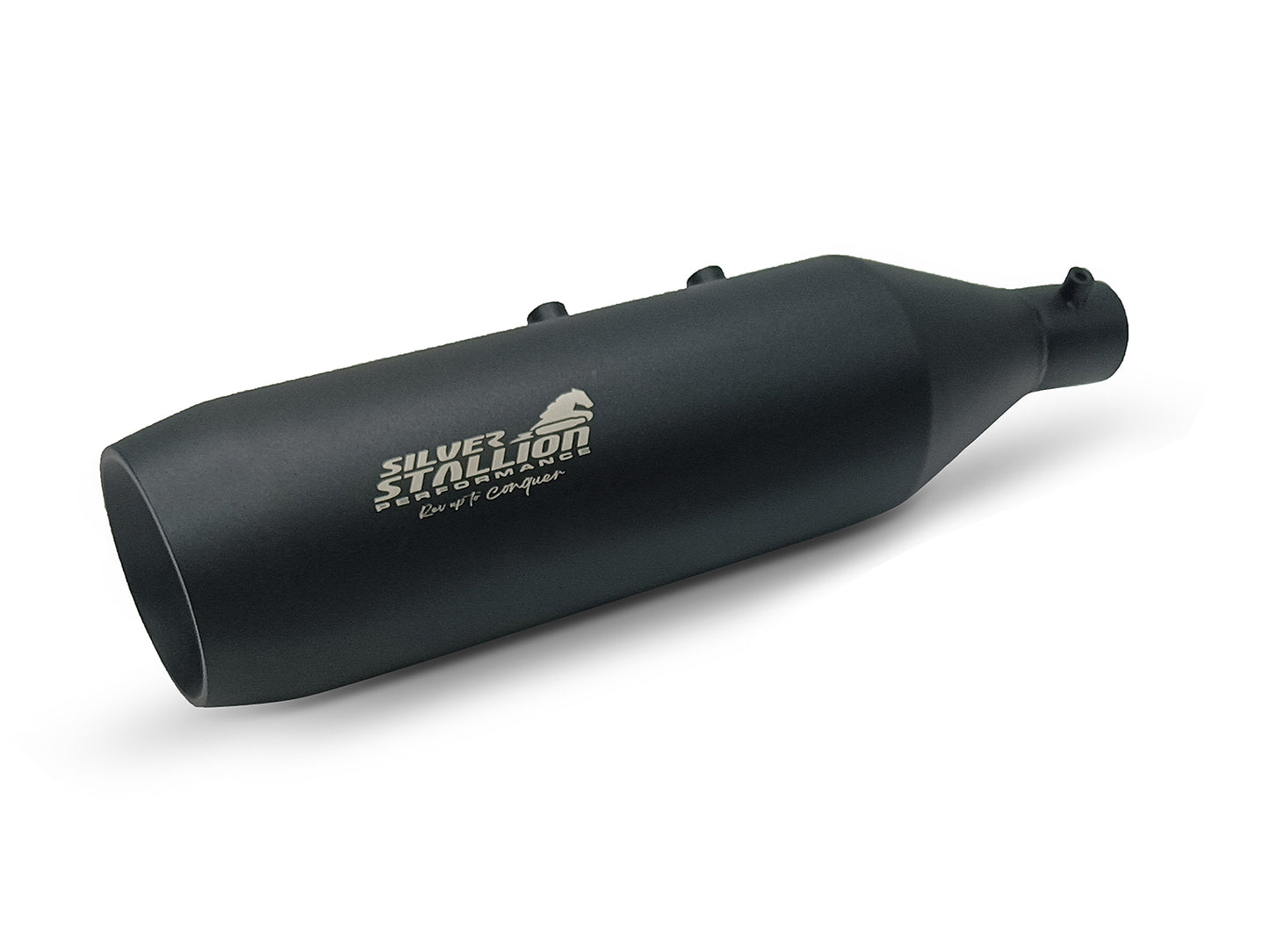 For Royal Enfield New Himalayan 450 Silver Stallion Exhaust Silencer Black