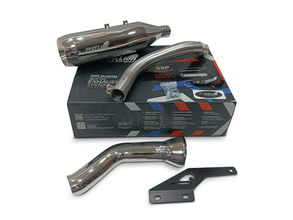 For Royal Enfield New Himalayan 450 Silver Stallion Exhaust Silencer Polish