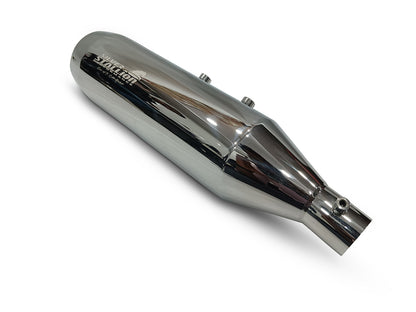 For Royal Enfield New Himalayan 450 Silver Stallion Exhaust Silencer Polish