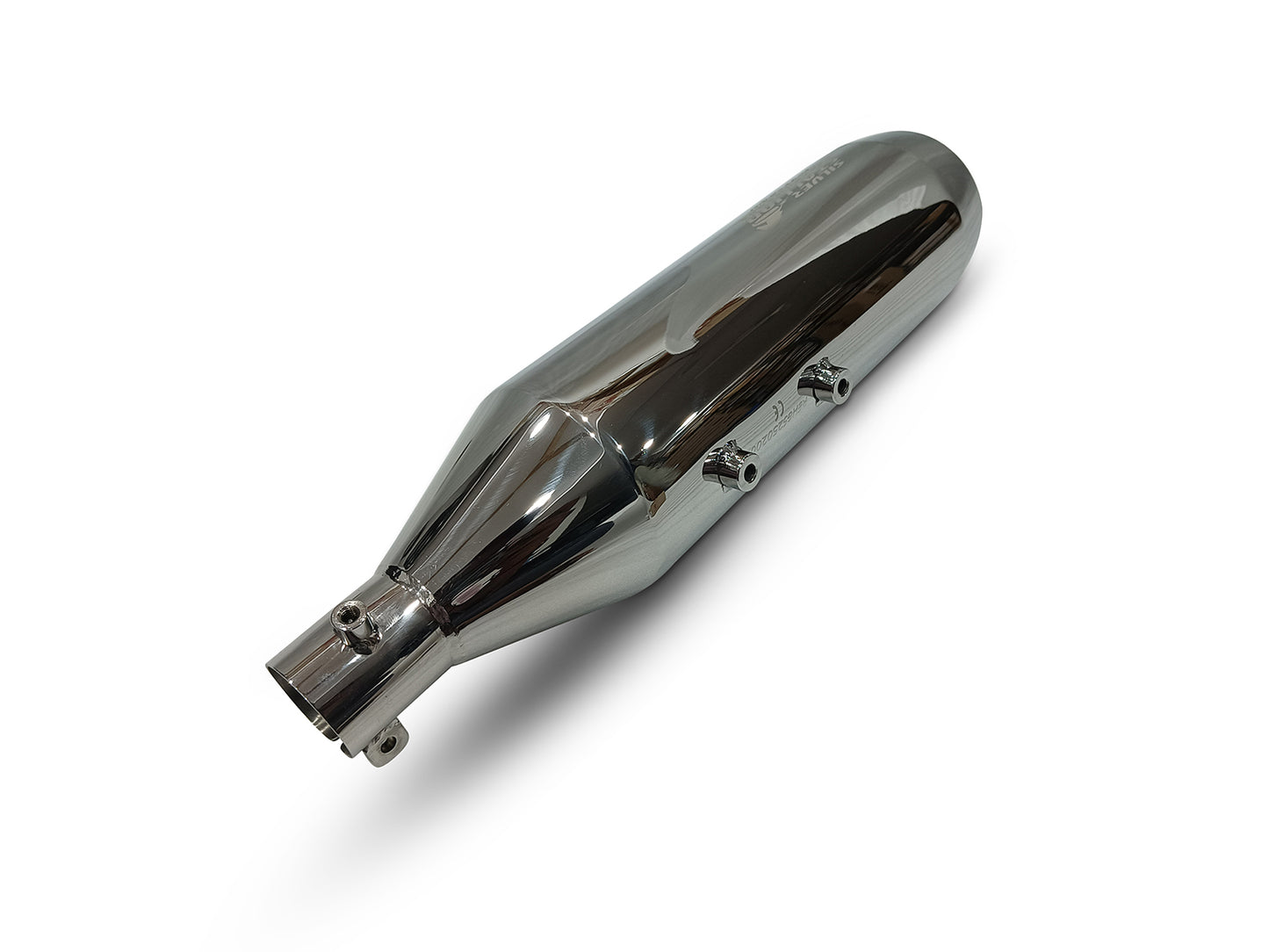 For Royal Enfield New Himalayan 450 Silver Stallion Exhaust Silencer Polish