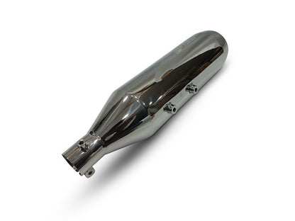For Royal Enfield New Himalayan 450 Silver Stallion Exhaust Silencer Polish