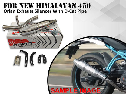 For Royal Enfield Himalayan 450 Orion Red Rooster Exhaust Silencer & Bend Pipe