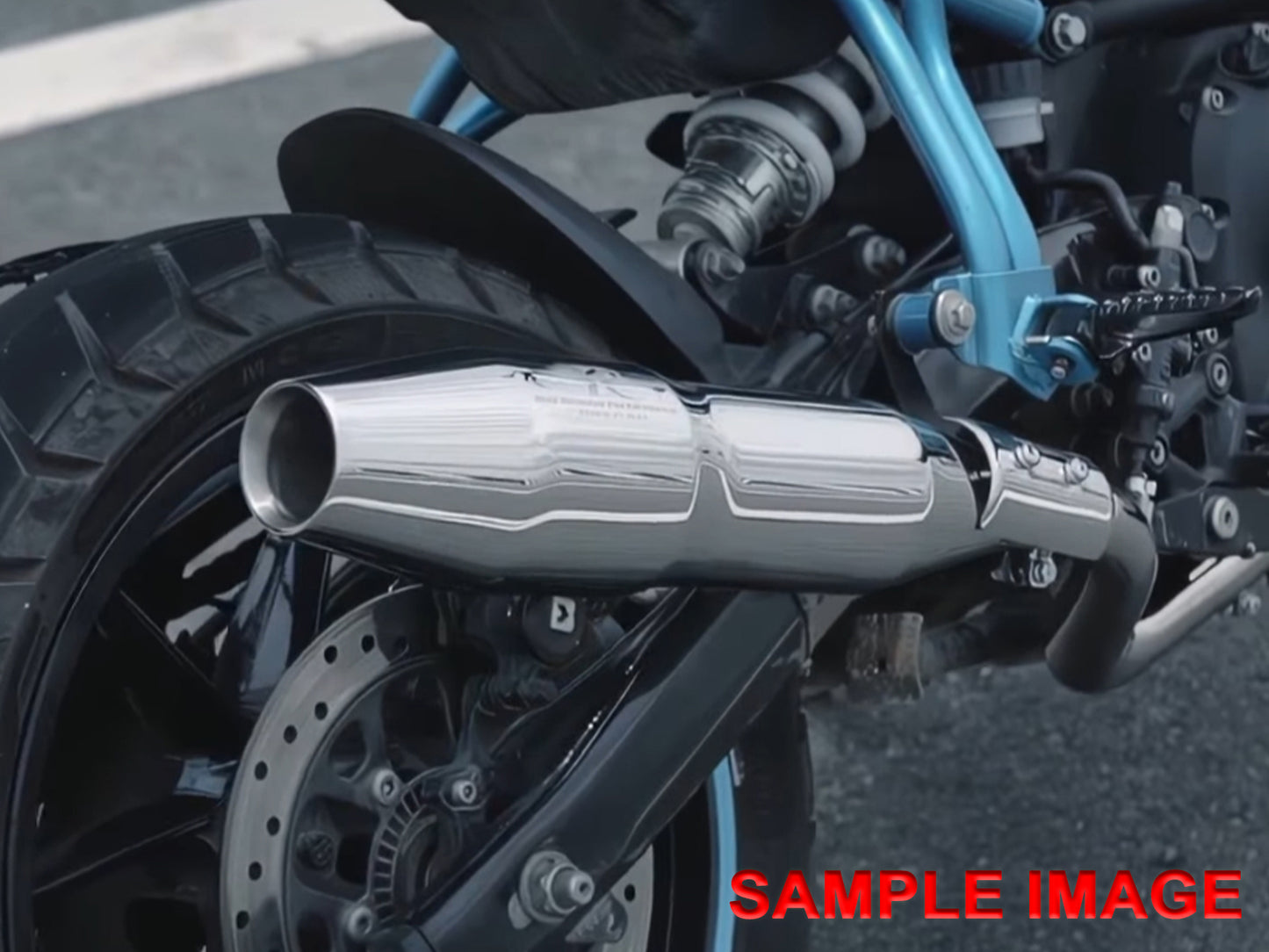 For Royal Enfield Himalayan 450 Orion Red Rooster Exhaust Silencer & Bend Pipe