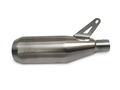 For Royal Enfield Himalayan 450 SS AEW Silencer Silver With Mid Pipe & Cat