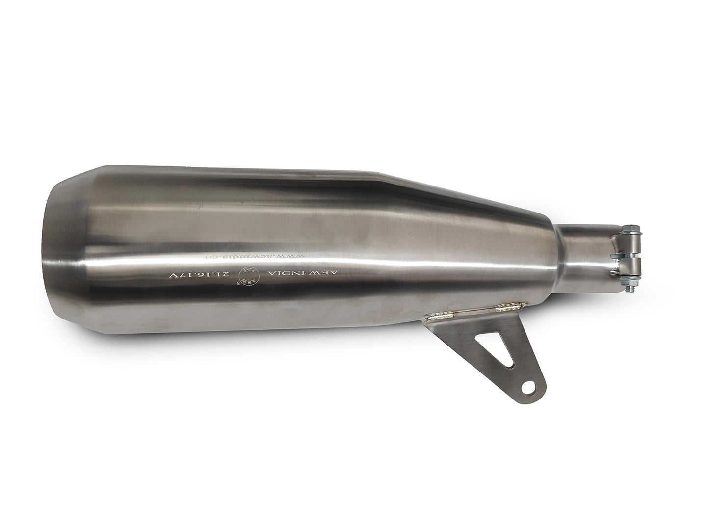 For Royal Enfield Himalayan 450 SS AEW Silencer Silver With Mid Pipe & Cat