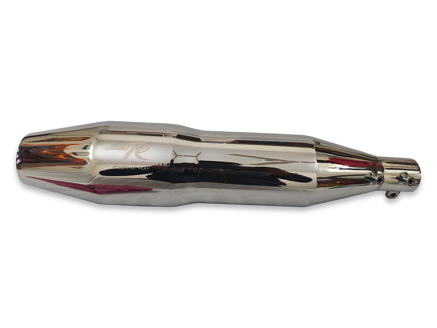 For Royal Enfield Guerrilla 450 Orion Red Rooster Exhaust Silencer & Bend Pipe