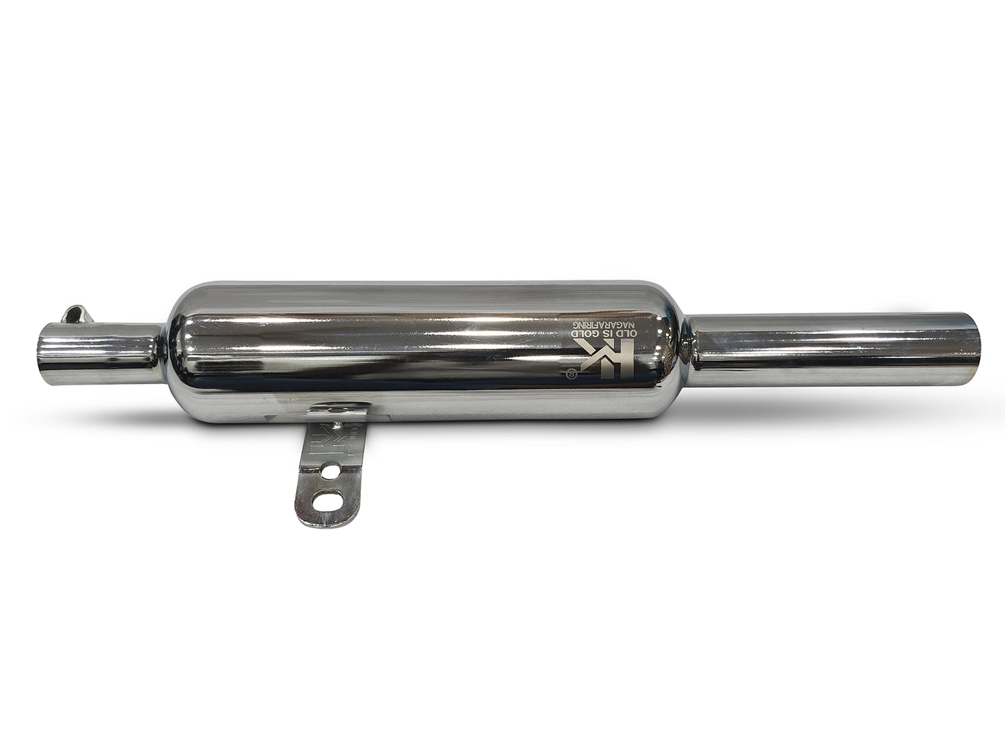 For Royal Enfield Goan Classic 350 Indori Chrome Exhaust Silencer