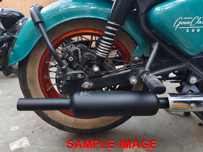 For Royal Enfield Goan Classic 350 Empty Loud Silencer Chromed