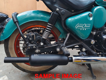 For Royal Enfield Goan Classic 350 Empty Loud Silencer Chromed