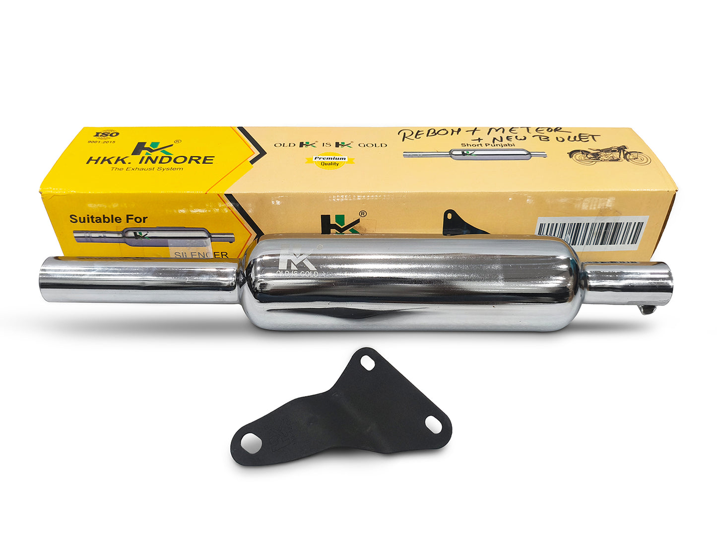 For Royal Enfield Goan Classic 350 Empty Loud Silencer Chromed