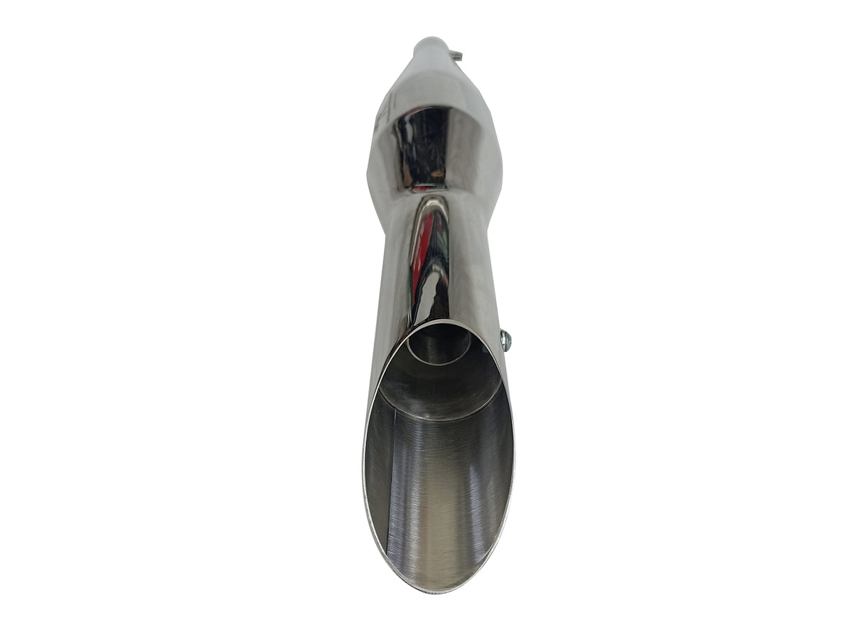 For Royal Enfield New Bullet 350 Red Rooster Rumler ACE S S Exhaust Silencer Polish