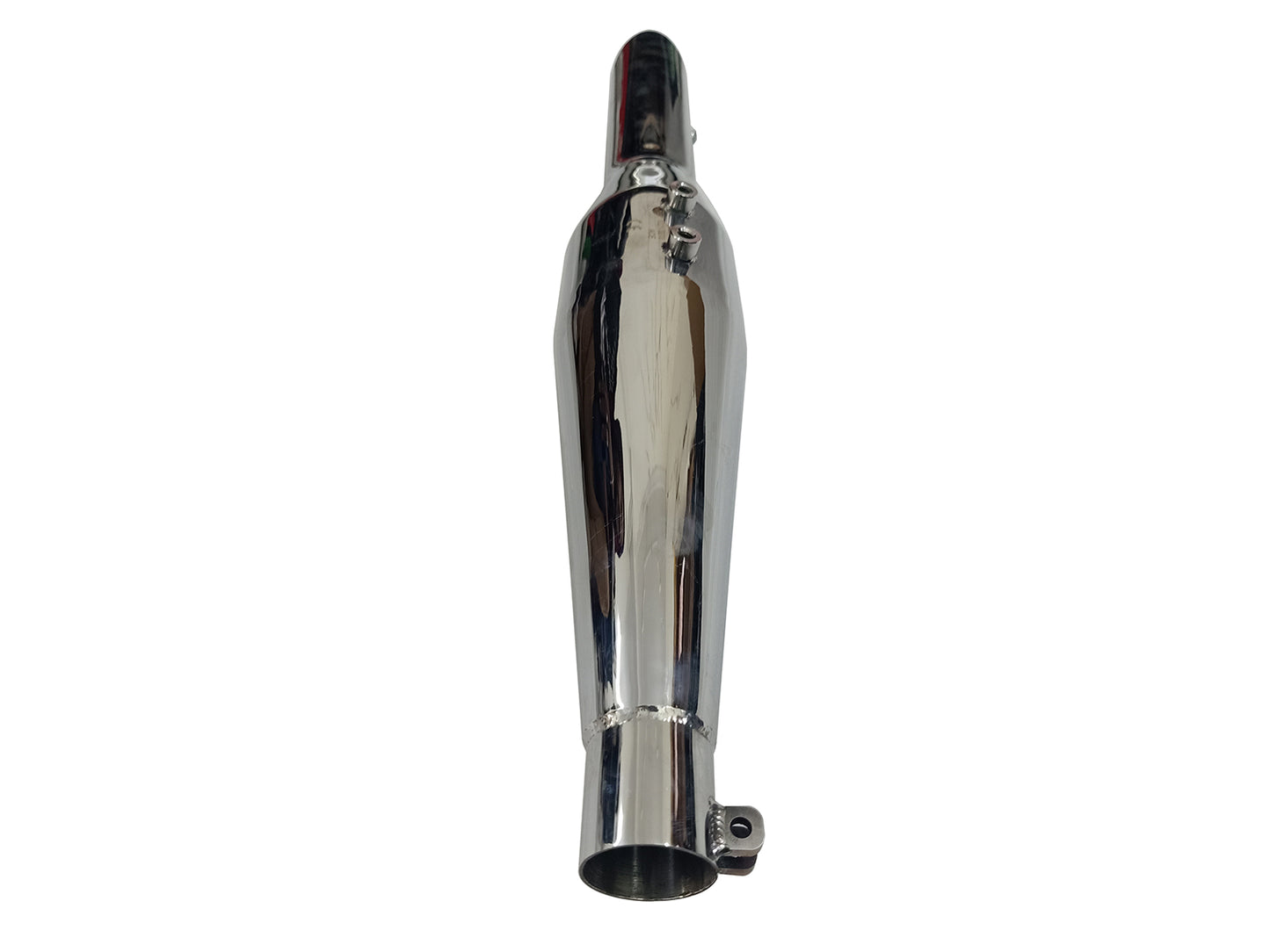 For Royal Enfield New Bullet 350 Red Rooster Rumler ACE S S Exhaust Silencer Polish