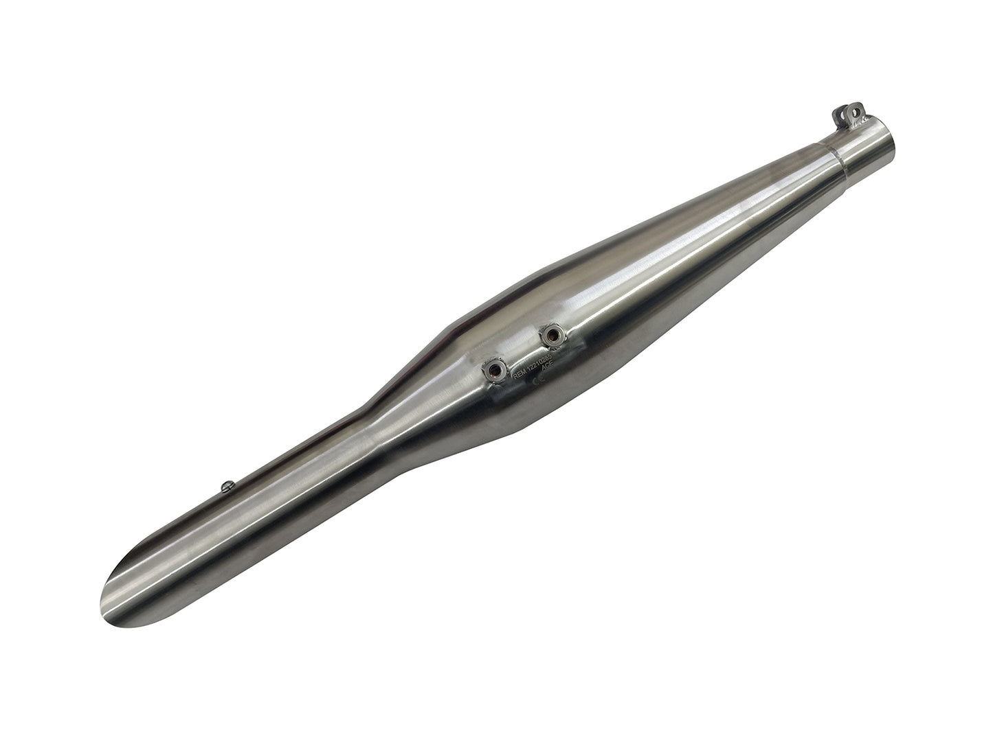 For Royal Enfield New Bullet 350 Red Rooster Rumler ACE S S Exhaust Silencer Matt