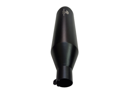 For Royal Enfield New Bullet 350 Red Rooster Polestar Pro Exhaust Silencer & Pipe Black
