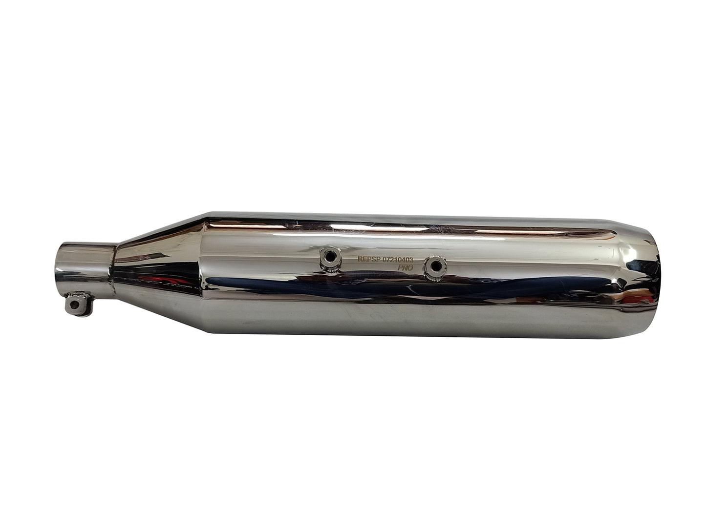For Royal Enfield New Bullet 350 Red Rooster Polestar Pro Exhaust Silencer & Pipe Polish