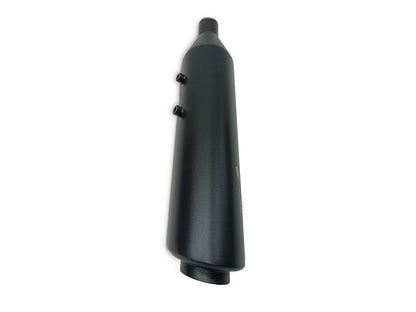 For Royal Enfield New Bullet 350 Silver Stallion Exhaust Silencer, Black