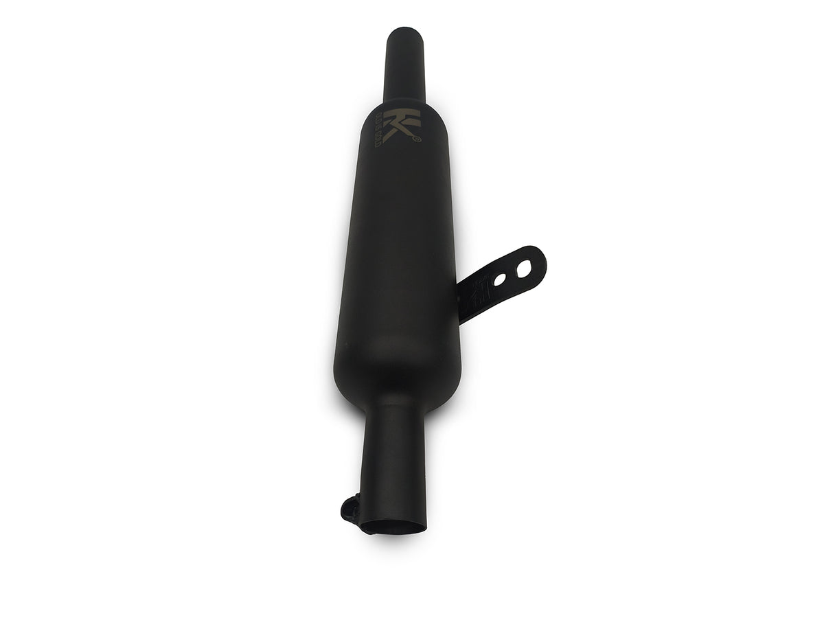For Royal Enfield New Bullet 350 Indori Black Exhaust Silencer 2023-2026
