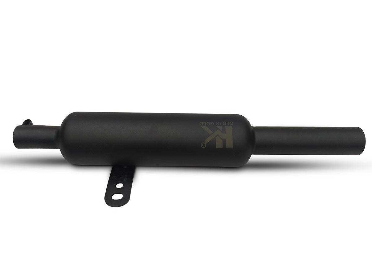 For Royal Enfield New Bullet 350 Indori Black Exhaust Silencer 2023-2026