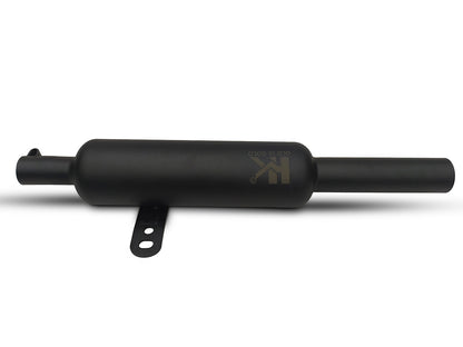 For Royal Enfield New Bullet 350 Indori Black Exhaust Silencer 2023-2026