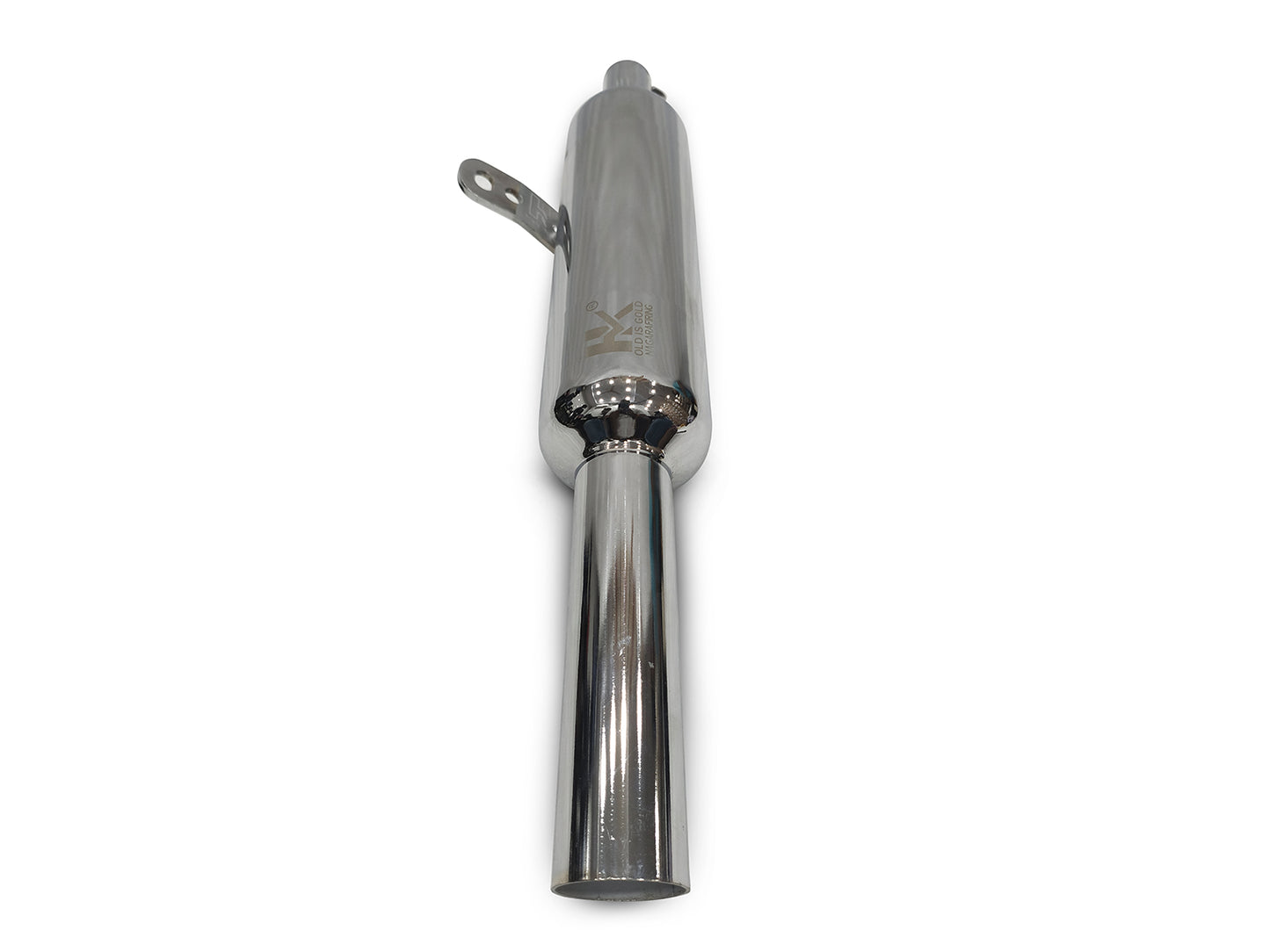 For Royal Enfield New Bullet 350 Indori Chromed Silencer 2023-2026