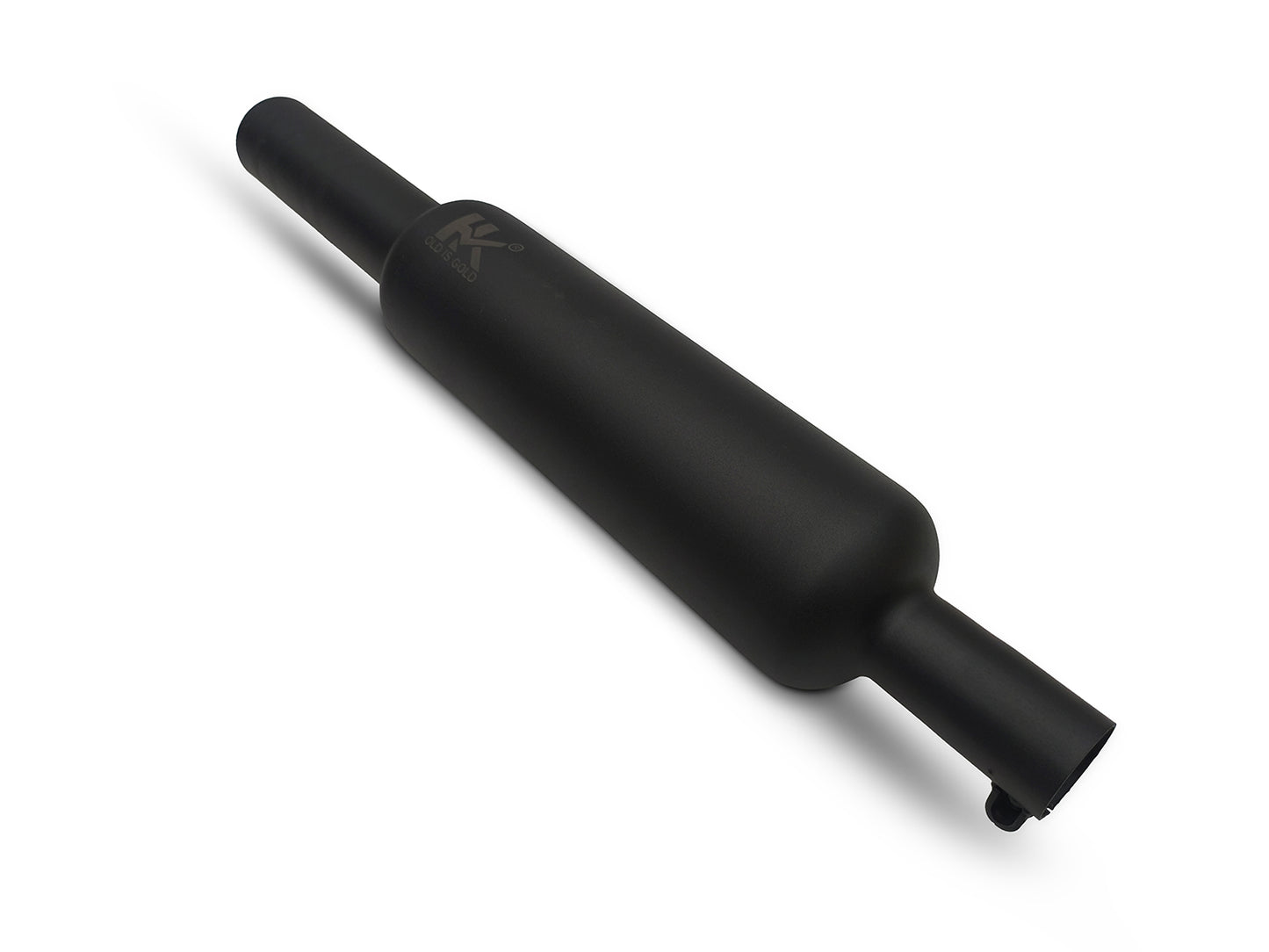 For Royal Enfield New Bullet 350 Empty Loud Silencer 2023-2026 Black