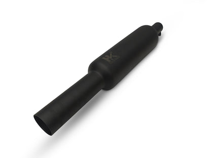 For Royal Enfield New Bullet 350 Empty Loud Silencer 2023-2026 Black