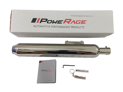 For Royal Enfield Classic Reborn 350 Powerage Exhaust Silencer, Black