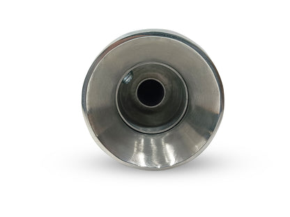 For Royal Enfield Meteor 350 Silver Stallion Exhaust Silencer, Polished