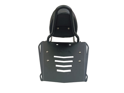 For Royal Enfield Classic 650 Sissy Bar Backrest With Luggage Rack Black