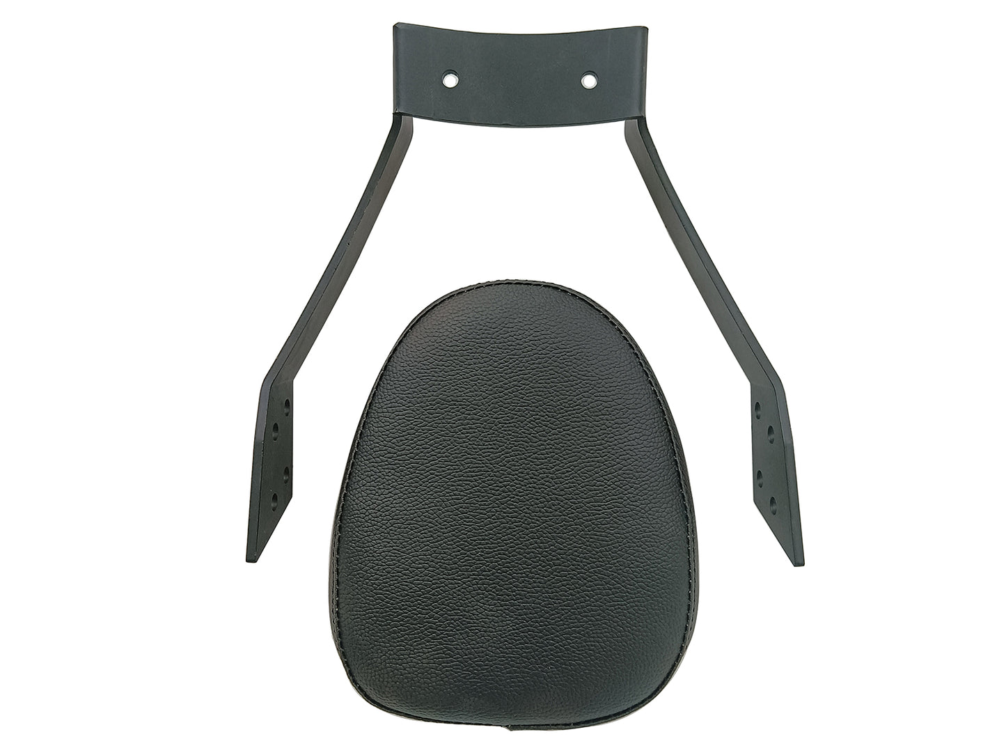 For Royal Enfield Classic 650 Black Rear Backrest With Pad