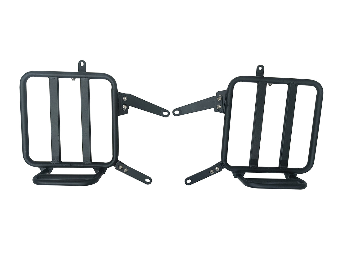 For Royal Enfield Classic 650 Genuine Leather Pannier Saddle Bags & Mounting D21