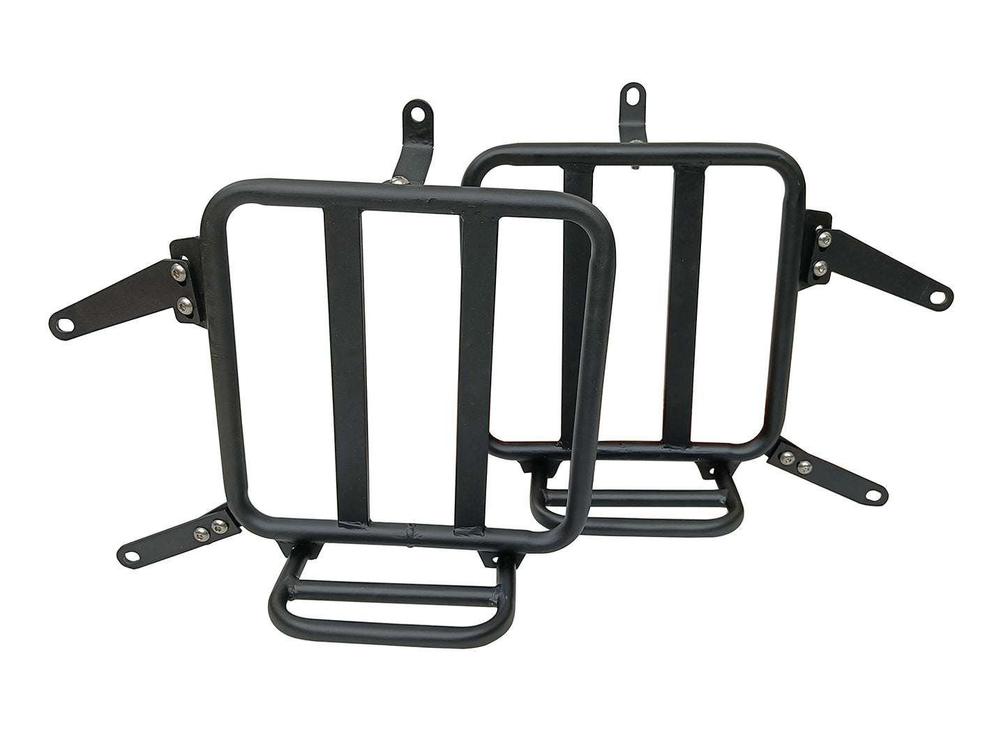 For Royal Enfield Classic 650 Genuine Leather Pannier Saddle Bags & Mounting D21