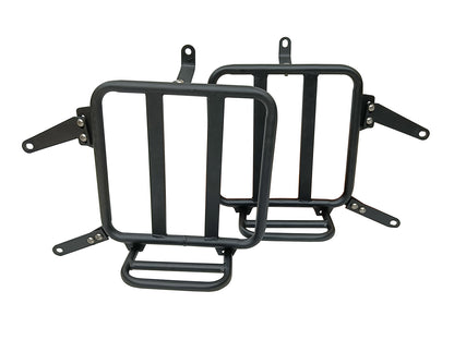 For Royal Enfield Classic 650 Genuine Leather Pannier Saddle Bags & Mounting D21