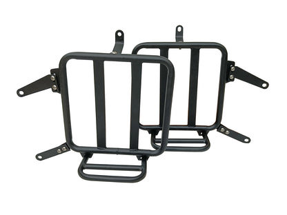 For Royal Enfield Classic 650 Genuine Leather Pannier Bags With Mounting D2