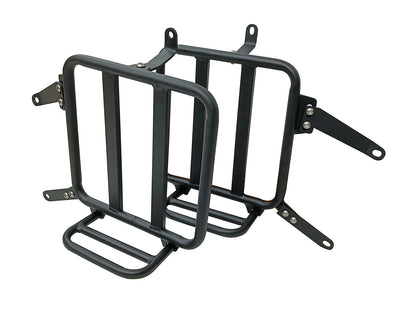 For Royal Enfield Classic 650 Genuine Leather Pannier Bags With Mounting D2