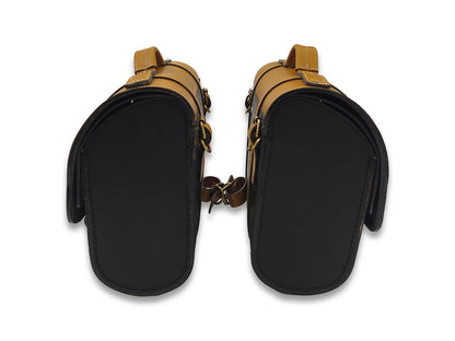 For Royal Enfield Classic 650 Pannier Bags With Tank Pouch & Mounting D27