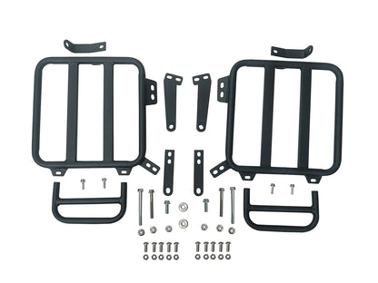 For Royal Enfield Classic 650 Genuine Leather Pannier Bags & Mounting D29