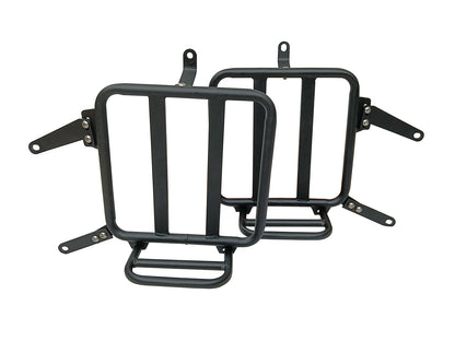 For Royal Enfield Classic 650 Military Pannier Bags Black Color With Mounting