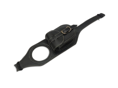 For Royal Enfield Classic 650 Fuel Tank Belt with Pouch, Black Color